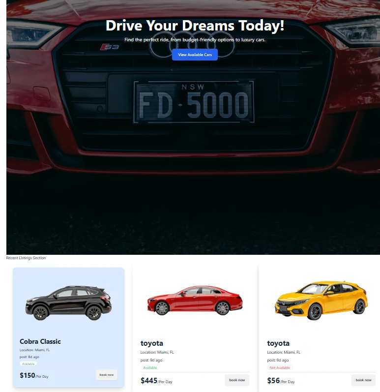Car Rental System